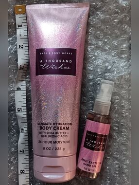Bath & Body Works - Hand Cream And Sanitizer (New)